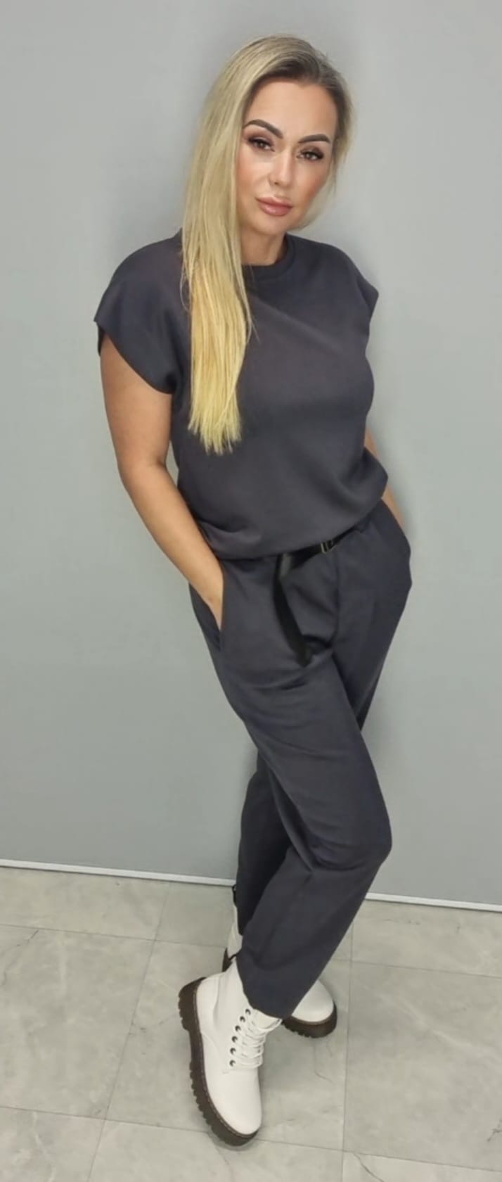 Damen Set Hose Bluse