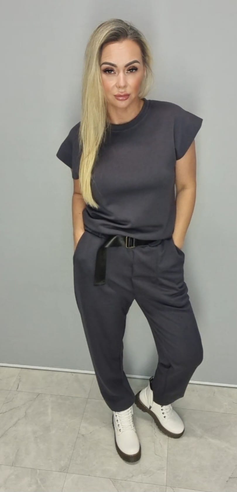 Damen Set Hose Bluse