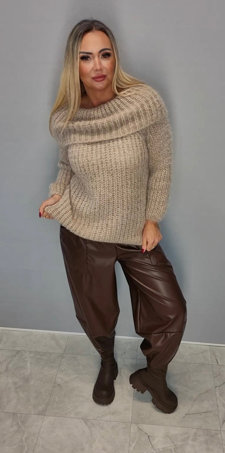 Pullover in Beige