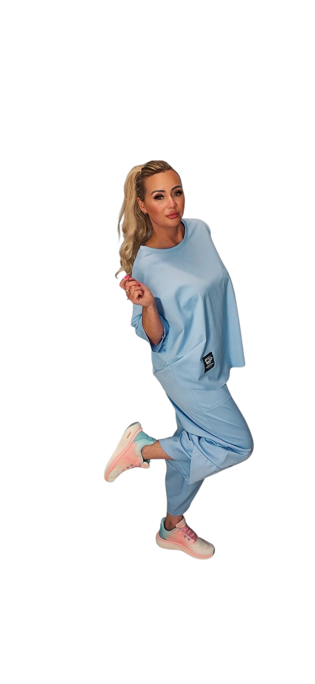 Blaues Damen-Set