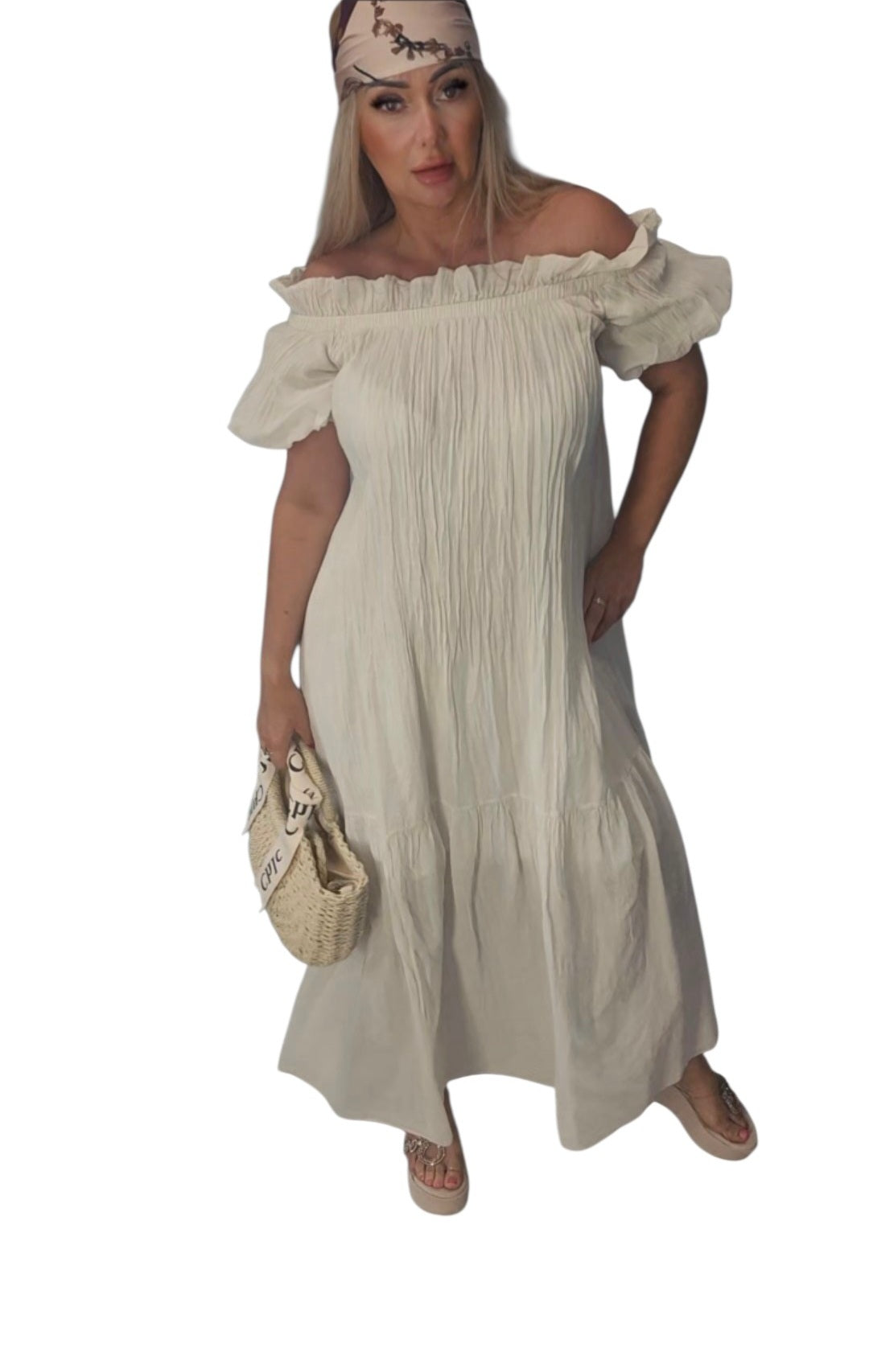 Schulterfreies Kleid
